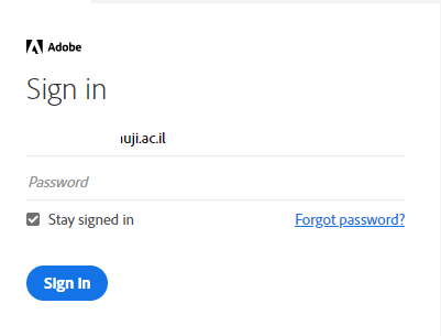 sign in