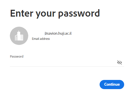 Enter password