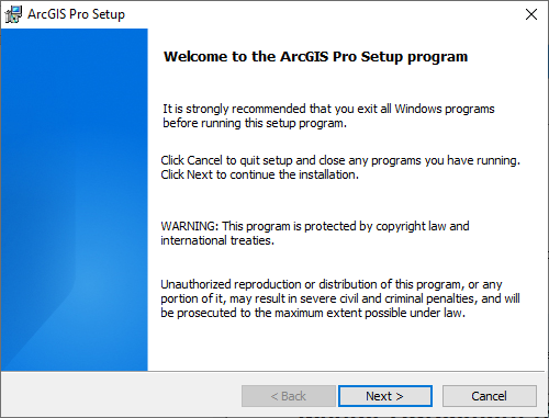 Continue installing