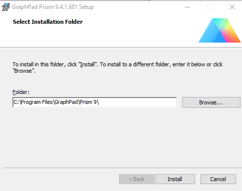 click on install