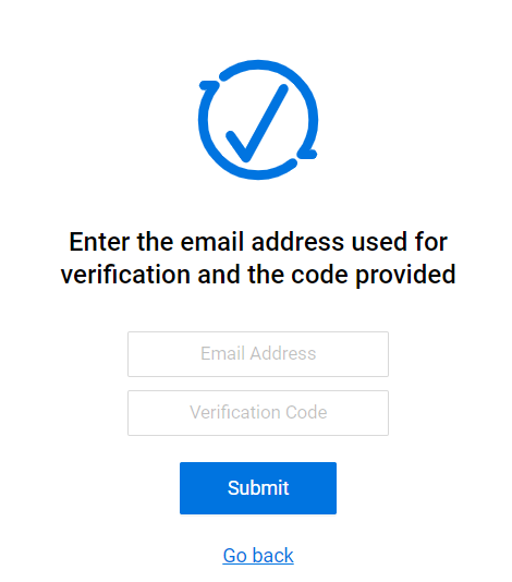 Enter verification code