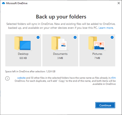 mark files to be backuped up