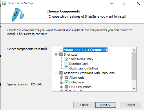 Choose products to install