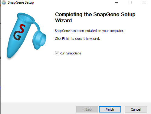 Complete SnapGene installation