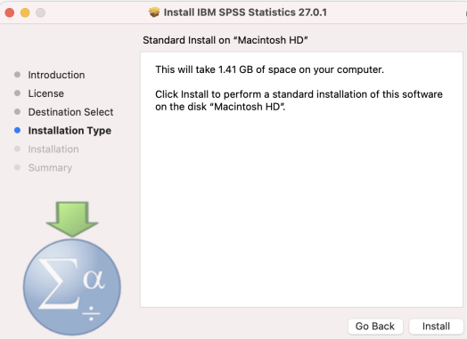 Install IBM Spss 27.01
