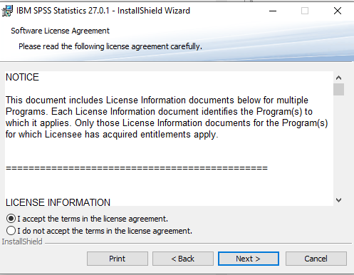 License agreement