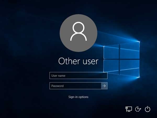 win 10 login