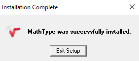 Exit Setup