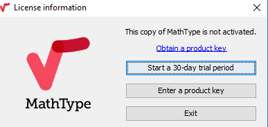 Enter a product key