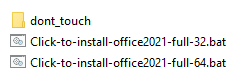 Choose office version